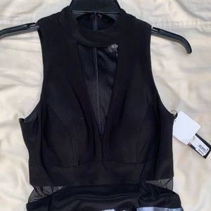 Xscape floor length mermaid gown